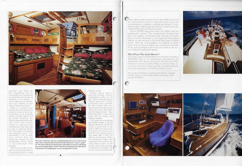 Little Harbor 63 Yachting Magazine Reprint Brochure
