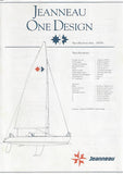 Jeanneau Sun One Design Specification Brochure