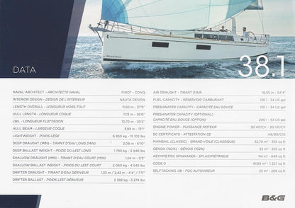 Beneteau Oceanis 38.1 Brochure