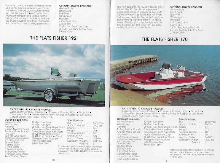 Fishin Ski Barge Brochure