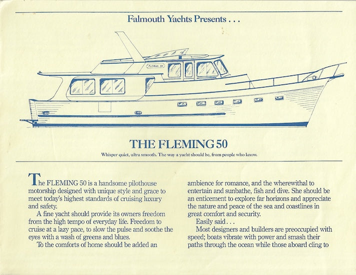 Fleming 50 Specification Brochure