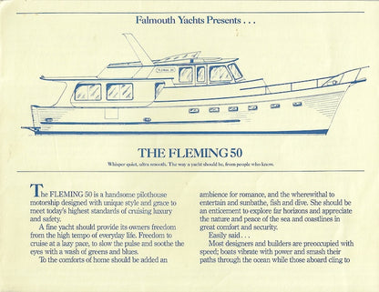 Fleming 50 Specification Brochure