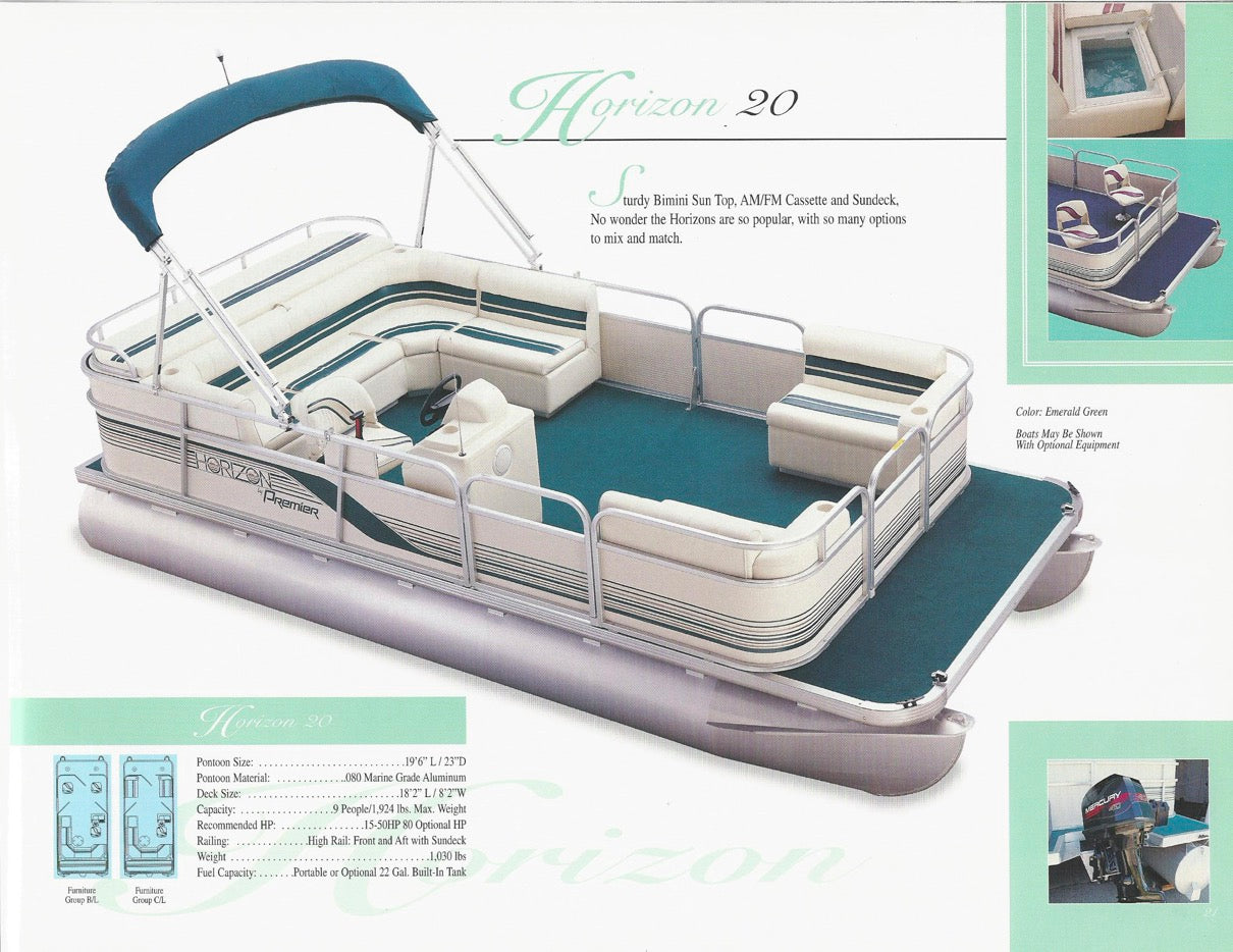 Premier 1996 Pontoon Brochure