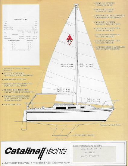 Catalina 25 Brochure – SailInfo I boatbrochure.com