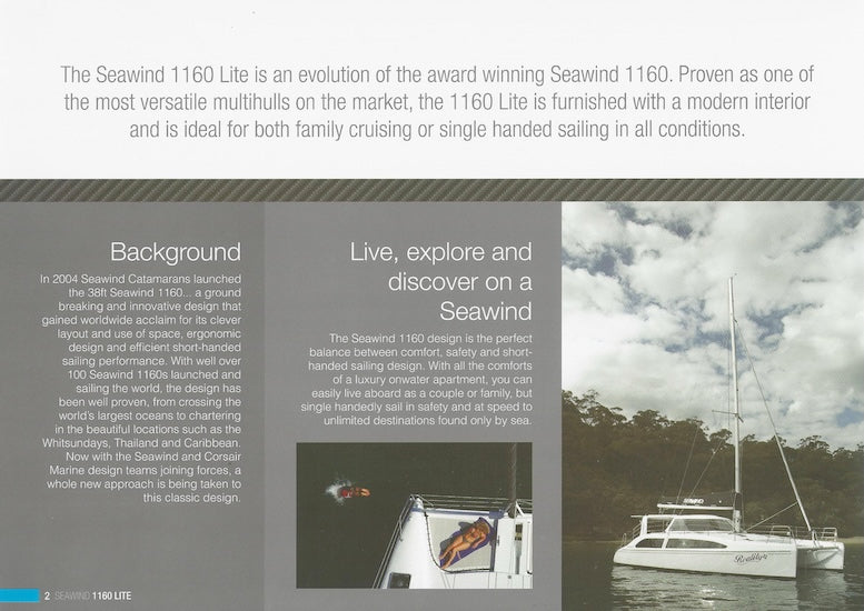 Seawind 1160 Lite Brochure