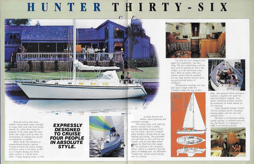 Hunter 1980s Cruisers Brochure