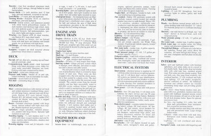 Gulfstar 44 Mark II Specification Brochure