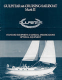 Gulfstar 44 Mark II Specification Brochure