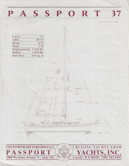 Passport 37 Specification Brochure