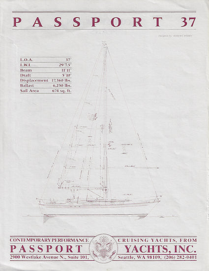 Passport 37 Specification Brochure