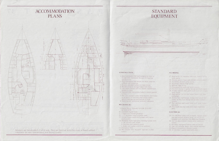 Passport 37 Specification Brochure