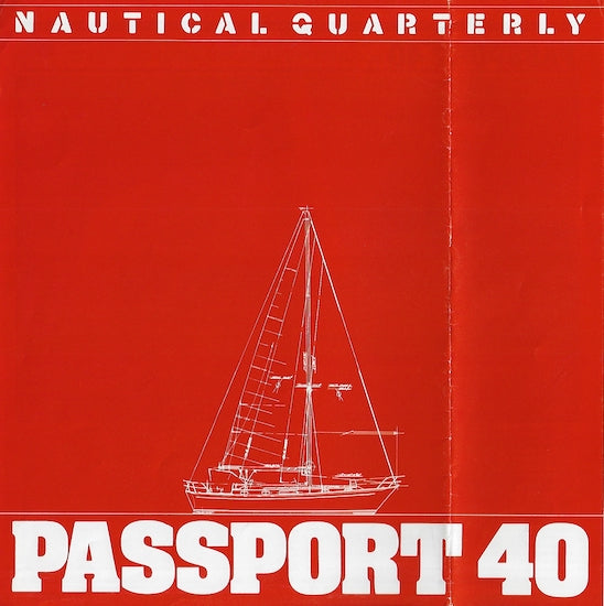 Passport 40 Nautical Quarterly Magazine Reprint Brochure
