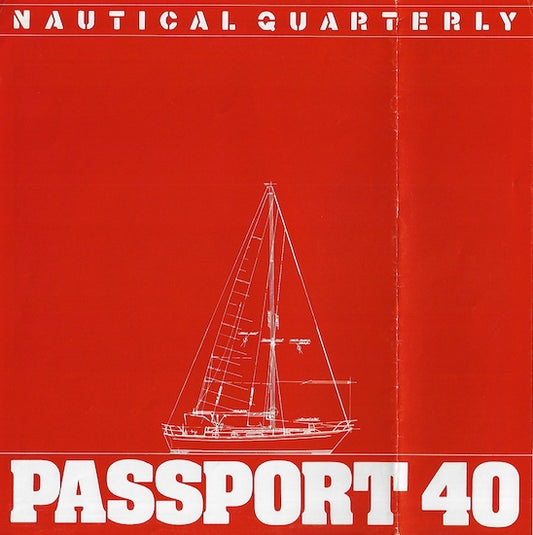 Passport 40 Nautical Quarterly Magazine Reprint Brochure