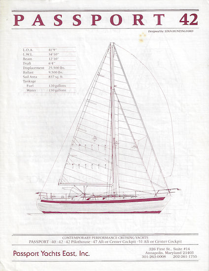 Passport 42 Specification Brochure