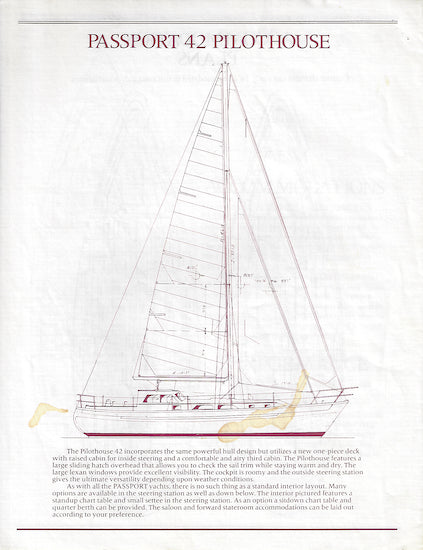 Passport 42 Specification Brochure