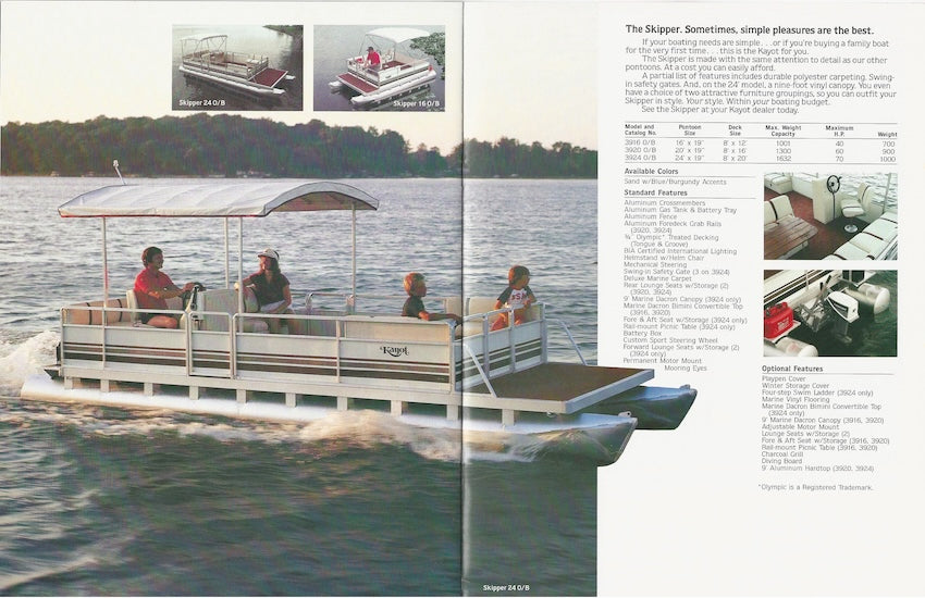 Kayot 1985 Brochure
