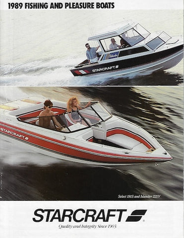 Starcraft 1989 Fishing & Pleasure Brochure