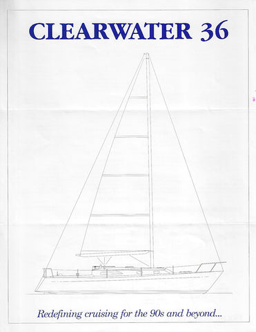 Holby Clearwater 36 Specification Brochure