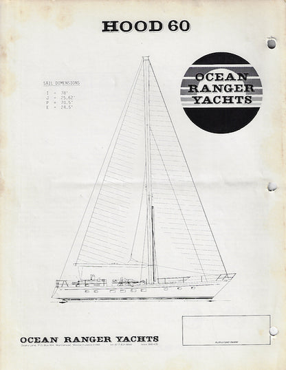 Ocean Ranger Hood 60 Specification Brochure