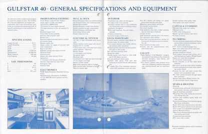 Gulfstar Moorings 40 Brochure