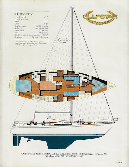 Gulfstar 44 Mark II Brochure