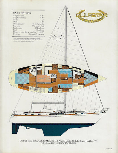 Gulfstar 44 Mark II Brochure