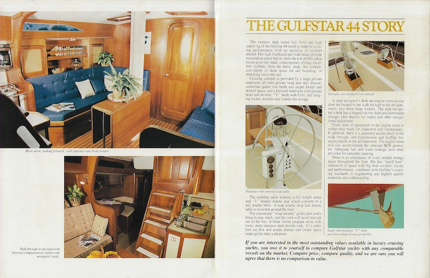 Gulfstar 44 Mark II Brochure