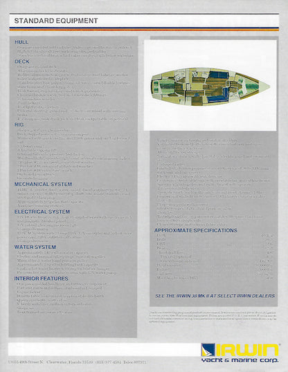 Irwin 38 Mark II Brochure