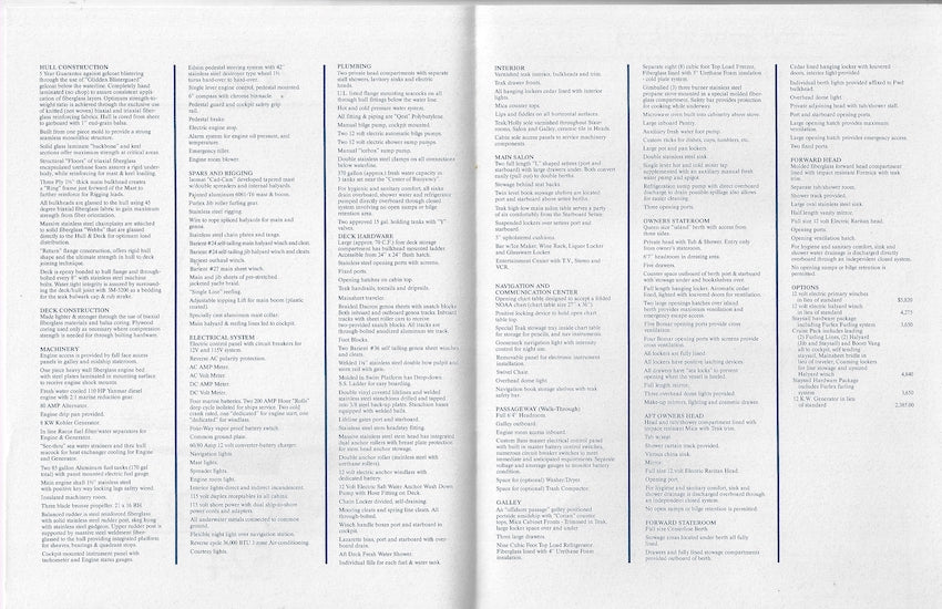 Endeavour 524 Brochure Specification Brochure