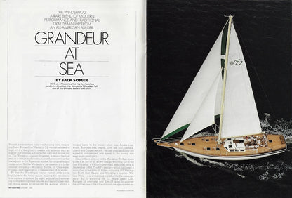 Windship 72 Yachting Magazine Reprint Brochure