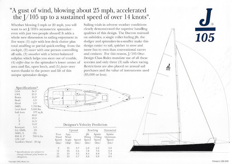 J/105 [35'] Brochure