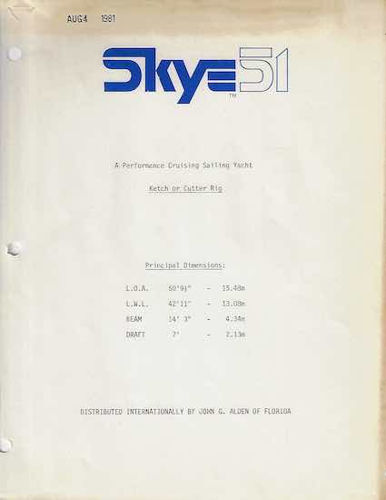 Skye 51 Specification Bropchure