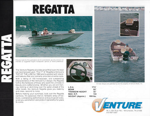 Venture Regatta Brochure