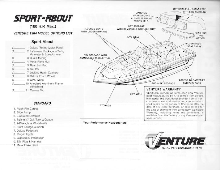 Venture Sport-About Brochure