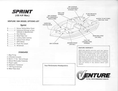 Venture Sprint Brochure