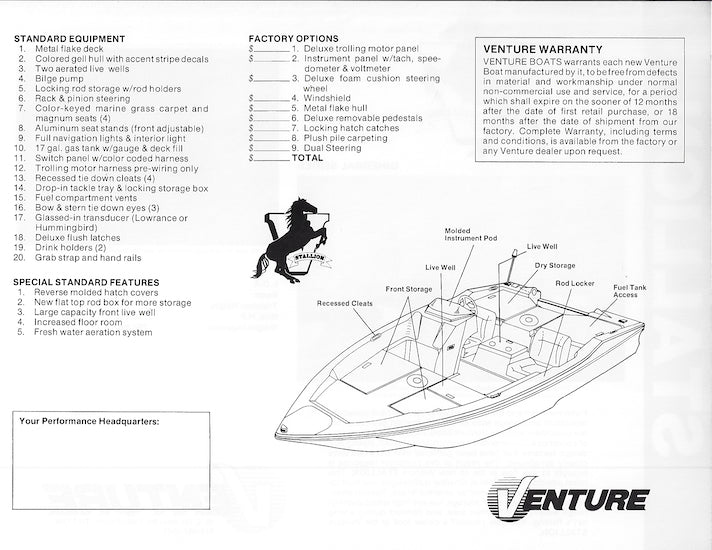 Venture Stallion Brochure