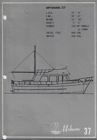 Offshoire 37 Trawler Brochure