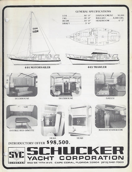 Schucker 43 Specification Brochure