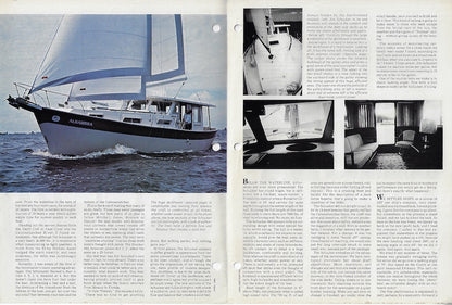 Schucker 440 Motorsailer Magazine Reprint Brochure
