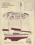 CSY 44 Pilot House Ketch Specification Brochure