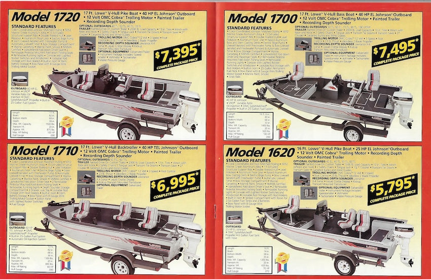 Lowe 1989 Package Brochure