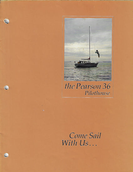 Pearson 36 Pilothouse Poster Brochure