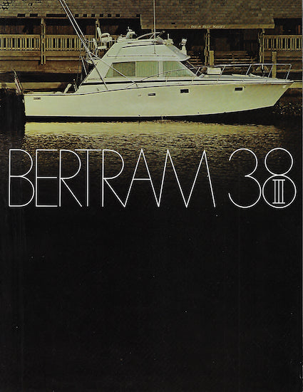 Bertram 38 III Brochure