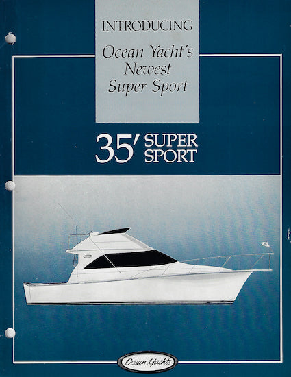 Ocean 35 Super Sport Brochure