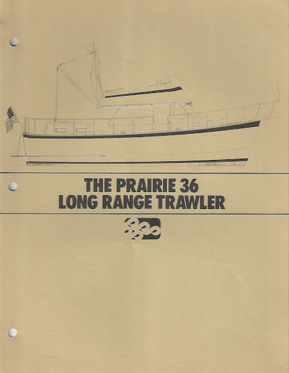 Prairie 36 Long Range Trawler Brochure