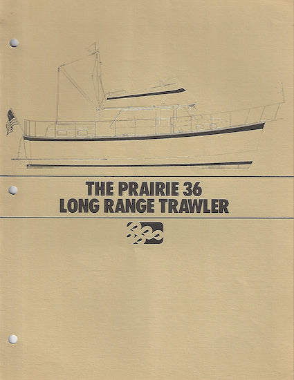 Prairie 36 Long Range Trawler Brochure