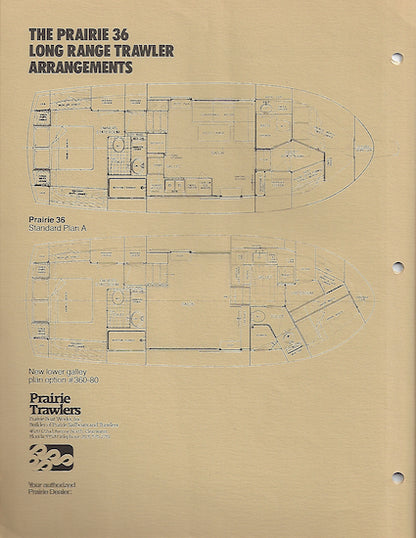 Prairie 36 Long Range Trawler Brochure
