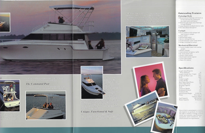 Luhrs 3400 Motoryacht Sedan Brochure