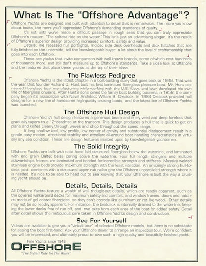 Offshore Yachts Brochure