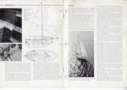 Westsail 32 Motorboating & Sailing Magazine Reprint Brochure